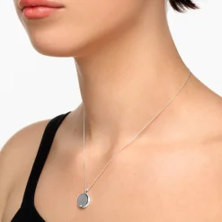 Fashion Engravable Circle Flip Locket Necklace in Silver Best Selling Gifts | Gifts For Her