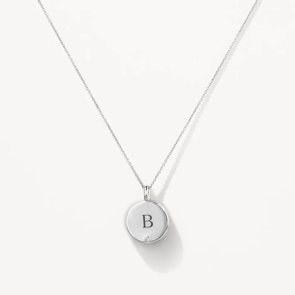 Fashion Engravable Circle Flip Locket Necklace in Silver Best Selling Gifts | Gifts For Her