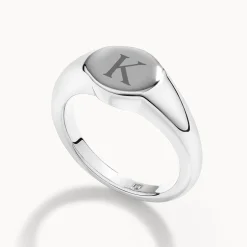 Best Engravable Circle Signet Pinky Ring in Silver Best Selling Gifts | Engravable Jewellery