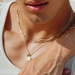 Hot Engravable Evil Eye Necklace in Gold Symbolic Jewellery | Engravable Jewellery