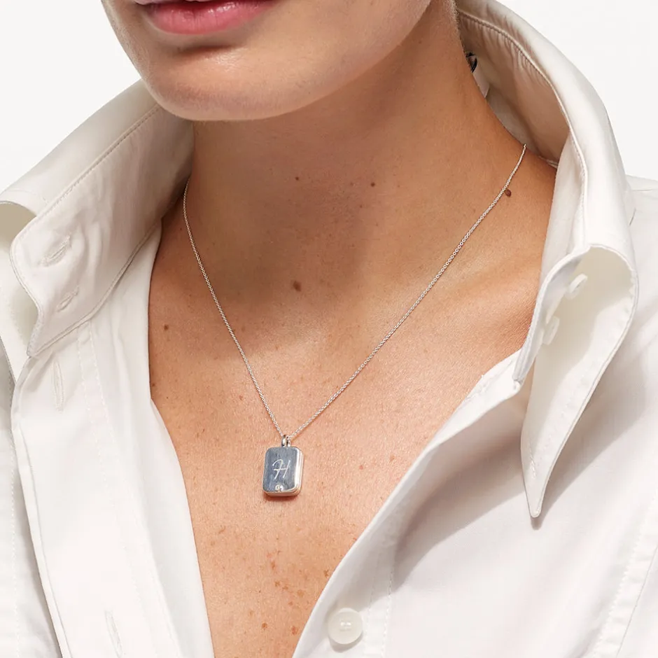 Sale Engravable Rectangle Flip Locket Necklace in Silver Gifts For Her | Engravable Jewellery