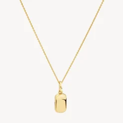 Sale Engravable Rectangle Locket Necklace in Gold Best Selling Gifts | Engravable Jewellery