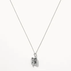 Clearance Engravable Rectangle Locket Necklace in Silver Best Selling Gifts | Engravable Jewellery