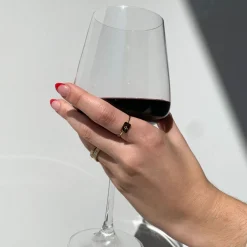 Hot Engravable Rectangle Ring in 10k Gold Bridal Gifts | Best Friend Gifts