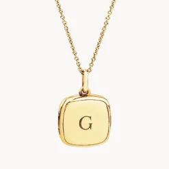 Hot Engravable Square Locket Necklace in Gold Best Selling Gifts | Gifts For Her