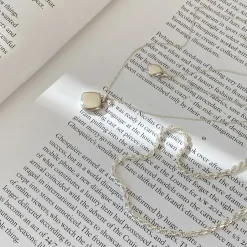 Best Engravable Square Locket Necklace in Silver Best Selling Gifts | Gifts For Her