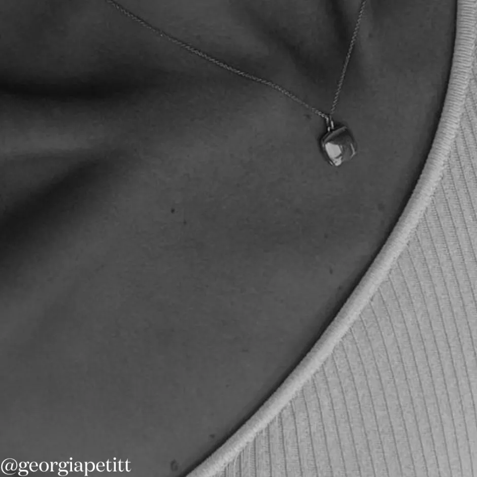 Best Engravable Square Locket Necklace in Silver Best Selling Gifts | Gifts For Her