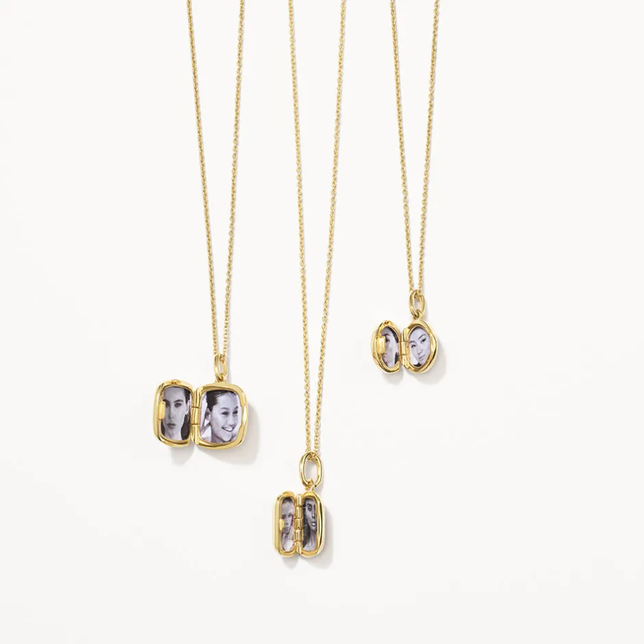 Hot Engravable Square Locket Necklace in Gold Best Selling Gifts | Gifts For Her