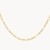 Fashion Figaro Paperclip Necklace in Gold 18k Fine Gold Plated | Necklaces & Pendants