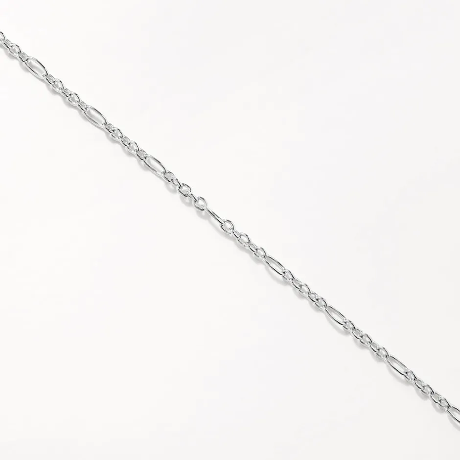 Fashion Figaro Paperclip Necklace in Silver 925 Sterling Silver | Necklaces & Pendants