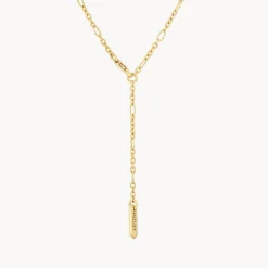 Fashion Figaro Paperclip Necklace in Gold 18k Fine Gold Plated | Necklaces & Pendants