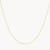 Clearance Fine Anchor Chain Necklace in Gold Gifts For Him | 18k Fine Gold Plated