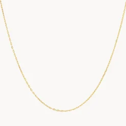 Clearance Fine Anchor Chain Necklace in Gold Gifts For Him | 18k Fine Gold Plated