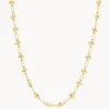 Best Fine Bauble Paperclip Chain Necklace in Gold 18k Fine Gold Plated | Necklaces & Pendants