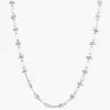 Discount Fine Bauble Paperclip Chain Necklace in Silver 925 Sterling Silver | Necklaces & Pendants