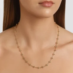 Best Fine Bauble Paperclip Chain Necklace in Gold 18k Fine Gold Plated | Necklaces & Pendants