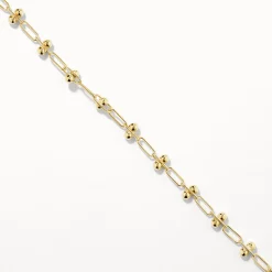 Best Fine Bauble Paperclip Chain Necklace in Gold 18k Fine Gold Plated | Necklaces & Pendants