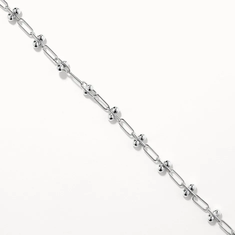 Discount Fine Bauble Paperclip Chain Necklace in Silver 925 Sterling Silver | Necklaces & Pendants