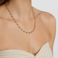 Best Fine Bauble Paperclip Chain Necklace in Gold 18k Fine Gold Plated | Necklaces & Pendants