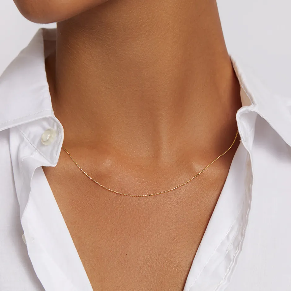 Hot Fine Bead Chain in 10k Gold 10k Gold | Necklaces & Pendants