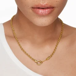 Online Fine Belcher Chain Necklace in Gold 18k Fine Gold Plated | Necklaces & Pendants