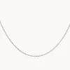 Fashion Fine Curb Chain Necklace in Silver 925 Sterling Silver | Necklaces & Pendants