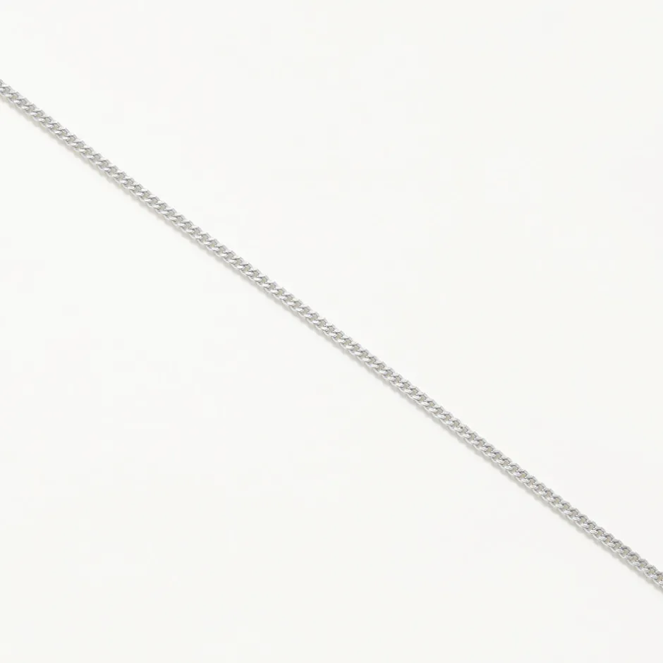 Fashion Fine Curb Chain Necklace in Silver 925 Sterling Silver | Necklaces & Pendants