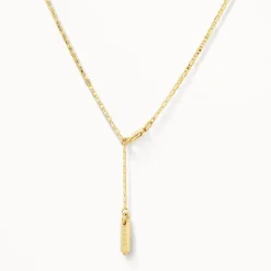 Fashion Fine Flat Anchor Chain Necklace in Gold Gifts For Him | 18k Fine Gold Plated