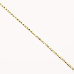 Fashion Fine Flat Anchor Chain Necklace in Gold Gifts For Him | 18k Fine Gold Plated