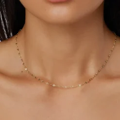 Best Fine Mirror Chain in Gold 18k Fine Gold Plated | Necklaces & Pendants
