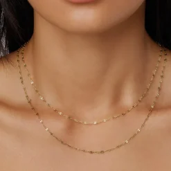 Best Fine Mirror Chain in Gold 18k Fine Gold Plated | Necklaces & Pendants