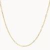 Online Fine Paperclip Chain Necklace in 10k Gold 10k Gold | Necklaces & Pendants