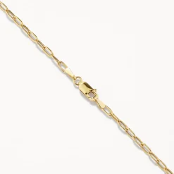 Online Fine Paperclip Chain Necklace in 10k Gold 10k Gold | Necklaces & Pendants