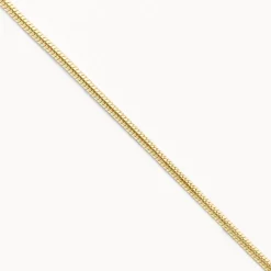 Discount Fine Snake Chain Bracelet in Gold Gifts For Him | 18k Fine Gold Plated