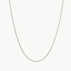 Fashion Fine Snake Chain Necklace in Silver Gifts For Him | 925 Sterling Silver