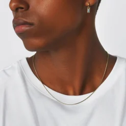 New Fine Snake Chain Necklace in Gold Gifts For Him | 18k Fine Gold Plated