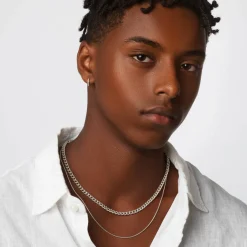 Fashion Fine Snake Chain Necklace in Silver Gifts For Him | 925 Sterling Silver