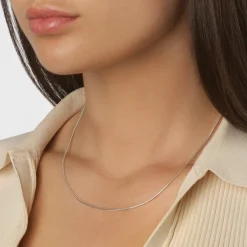 Fashion Fine Snake Chain Necklace in Silver Gifts For Him | 925 Sterling Silver