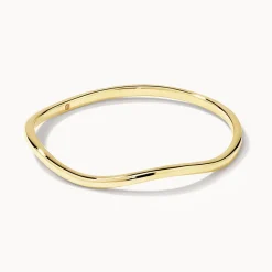 Outlet Fine Wave Stacker Ring in 10k Gold Under $300 | 10k Gold