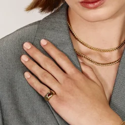 Best Fishtail Chain Necklace in Gold 18k Fine Gold Plated | Necklaces & Pendants