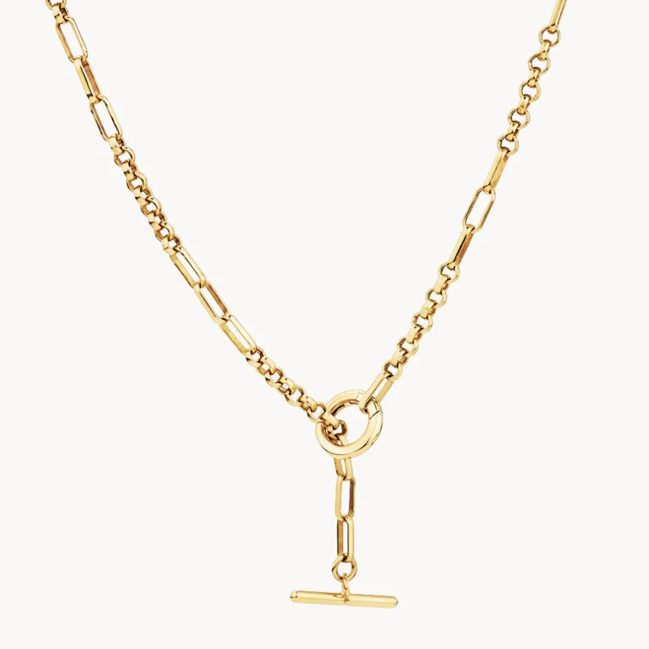 Outlet Fob Fundamental Chain Necklace in Gold Gifts For Him | Best Friend Gifts