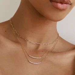 Fashion Graduated Diamond Bar Necklace in 10k Gold Gifts For Her | Natural Diamonds