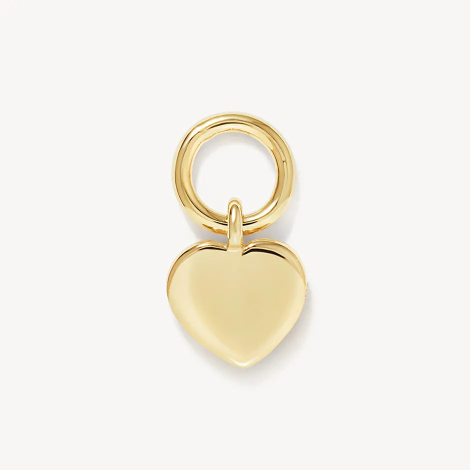 New Heart Charm in 10k Gold Symbolic Jewellery | Under $150