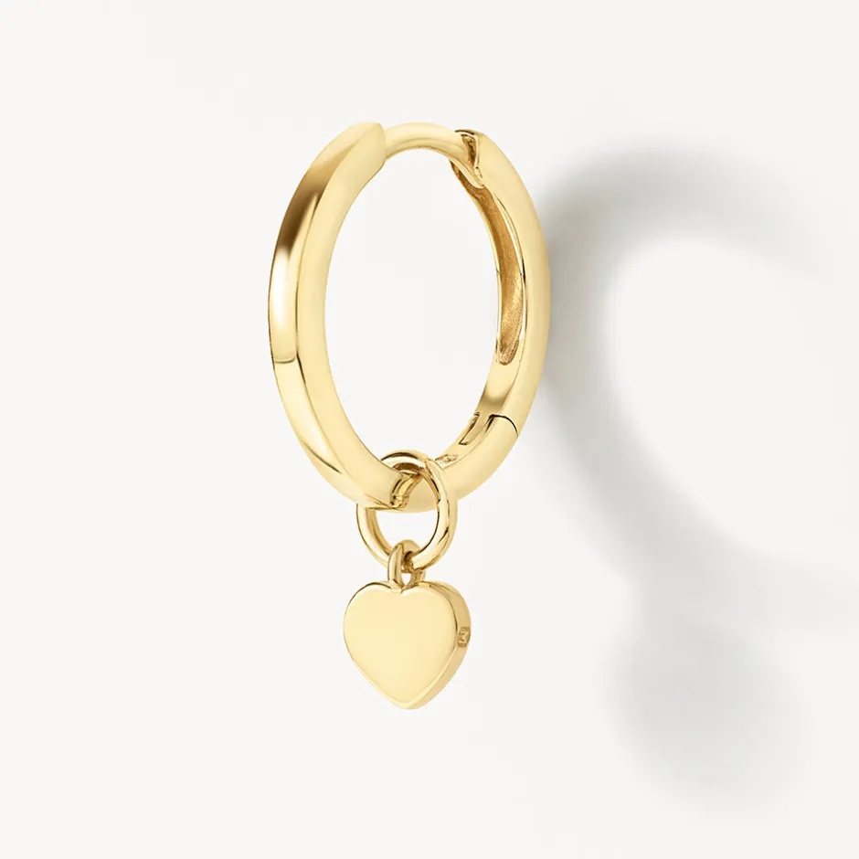New Heart Charm in 10k Gold Symbolic Jewellery | Under $150
