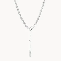 Best Heavy Rope Chain Necklace in Silver Gifts For Him | 925 Sterling Silver