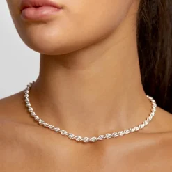 Best Heavy Rope Chain Necklace in Silver Gifts For Him | 925 Sterling Silver