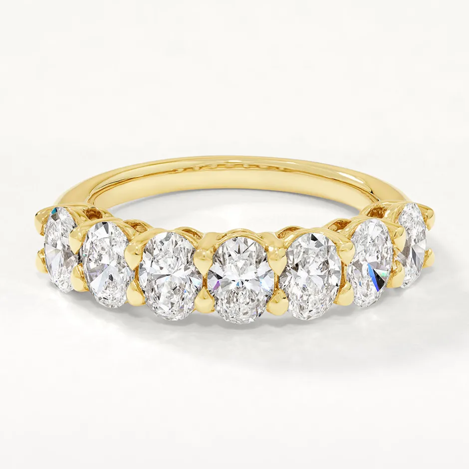 Fashion Laboratory-Grown Diamond 2.00ct Oval Ring in 10k Gold Gifts For Her | Luxe Gifting