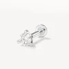 Fashion Laboratory-Grown Diamond 0.10ct Helix Single Stud Earring in Silver Laboratory-grown Diamonds | 925 Sterling Silver
