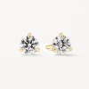 Discount Laboratory-Grown Diamond 0.50ct Round Stud Earrings in 10k Gold Gifts For Him | Gifts For Her