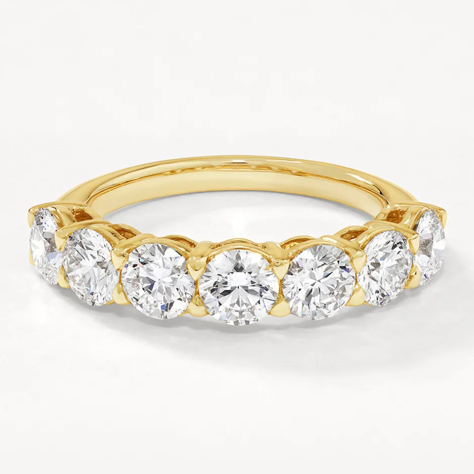 Online Laboratory-Grown Diamond 2.00ct Round Ring in 10k Gold Gifts For Her | Luxe Gifting